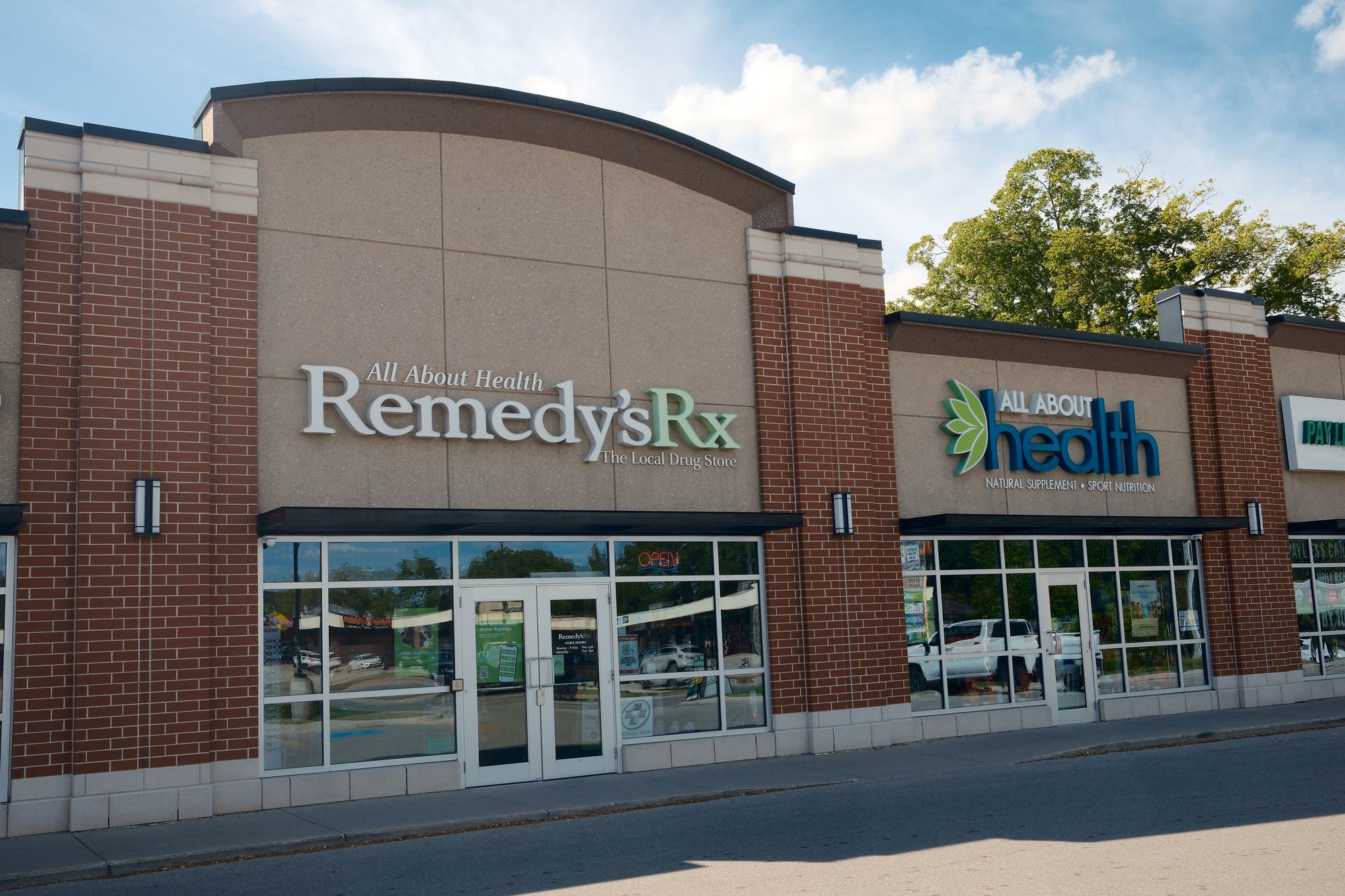 The All About Health Remedy'sRx storefront on Norwich Avenue in Woodstock
